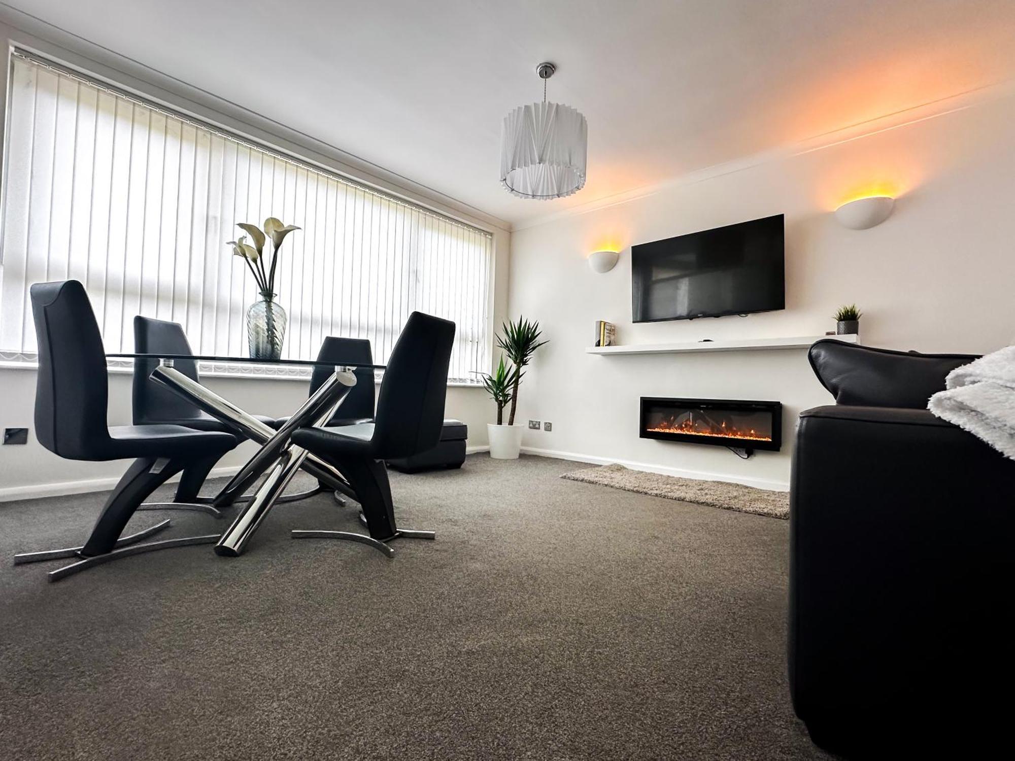 Contemporary And Cosy Birmingham Apartment- Free Parking & Wi-Fi Ngoại thất bức ảnh